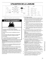 Предварительный просмотр 55 страницы Kenmore 110.4292 Owner'S Manual & Installation Instructions