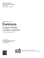 Kenmore 110.4443 Series Use & Care Manual preview