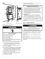 Предварительный просмотр 6 страницы Kenmore 110.4443 Series Use & Care Manual