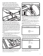 Предварительный просмотр 17 страницы Kenmore 110.4443 Series Use & Care Manual