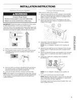 Предварительный просмотр 9 страницы Kenmore 110.4586 Owner'S Manual & Installation Instructions