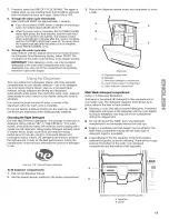 Предварительный просмотр 13 страницы Kenmore 110.4586 Owner'S Manual & Installation Instructions