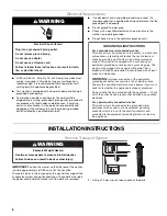 Предварительный просмотр 8 страницы Kenmore 110.4674 series Use & Care Manual