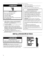 Предварительный просмотр 8 страницы Kenmore 110.4708 series Use And Care Manual