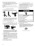 Предварительный просмотр 10 страницы Kenmore 110.4708 series Use And Care Manual