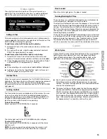 Предварительный просмотр 15 страницы Kenmore 110.4708 series Use And Care Manual