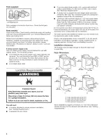 Предварительный просмотр 4 страницы Kenmore 110.60022010 Installation Instructions Manual