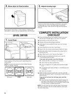 Предварительный просмотр 16 страницы Kenmore 110.60022010 Installation Instructions Manual