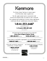 Предварительный просмотр 52 страницы Kenmore 110.6163*610 Use & Care Manual