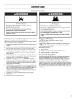 Preview for 5 page of Kenmore 110.67522600 User Instructions