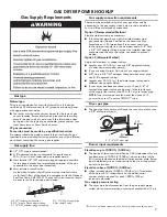 Предварительный просмотр 7 страницы Kenmore 110.70012 Series Use & Care Manual