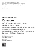 Kenmore 110.81422 Use & Care Manual preview