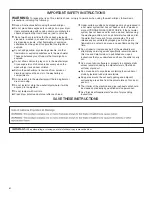 Preview for 4 page of Kenmore 110.81422 Use & Care Manual