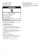 Preview for 30 page of Kenmore 110.81422 Use & Care Manual