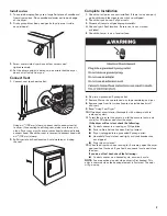 Предварительный просмотр 9 страницы Kenmore 110.84422610 Use & Care Manual