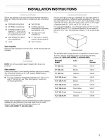 Предварительный просмотр 5 страницы Kenmore 110.8508 Series Use & Care Manual