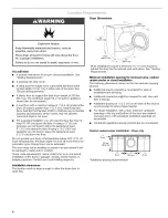 Предварительный просмотр 6 страницы Kenmore 110.8508 Series Use & Care Manual