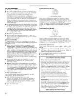 Предварительный просмотр 8 страницы Kenmore 110.8508 Series Use & Care Manual