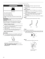 Предварительный просмотр 14 страницы Kenmore 110.8508 Series Use & Care Manual