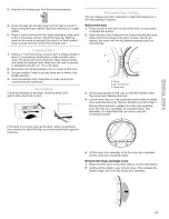 Предварительный просмотр 17 страницы Kenmore 110.8508 Series Use & Care Manual