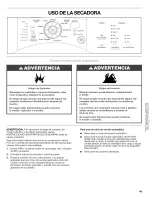 Предварительный просмотр 49 страницы Kenmore 110.8508 Series Use & Care Manual