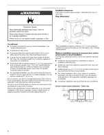 Предварительный просмотр 6 страницы Kenmore 110.8586 Series Use And Care Manual