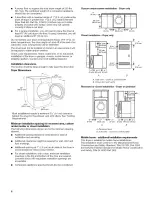 Предварительный просмотр 6 страницы Kenmore 110.8587 Series Use And Care Manual