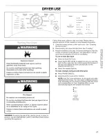 Предварительный просмотр 17 страницы Kenmore 110.8587 Series Use And Care Manual