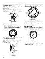 Preview for 18 page of Kenmore 110.8674 Series Use & Care Manual