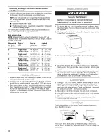 Предварительный просмотр 16 страницы Kenmore 110.8756 Series Use And Care Manual