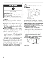 Предварительный просмотр 6 страницы Kenmore 110.8770 Series Use & Care Manual