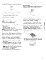 Предварительный просмотр 25 страницы Kenmore 110.8770 Series Use & Care Manual