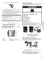 Предварительный просмотр 15 страницы Kenmore 110.8787 Use & Care Manual