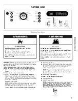 Предварительный просмотр 19 страницы Kenmore 110.8787 Use & Care Manual