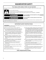 Предварительный просмотр 4 страницы Kenmore 110.88732 Use And Care Manual