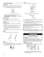 Preview for 8 page of Kenmore 110.88732 Use And Care Manual