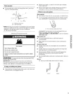 Preview for 9 page of Kenmore 110.9756 Series Use & Care Manual