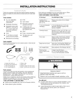 Preview for 5 page of Kenmore 110.98752 Use And Care Manual