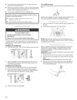 Preview for 10 page of Kenmore 110.98752 Use And Care Manual