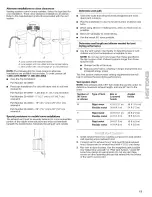 Предварительный просмотр 13 страницы Kenmore 110.98752 Use And Care Manual