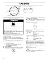 Предварительный просмотр 16 страницы Kenmore 110.98752 Use And Care Manual