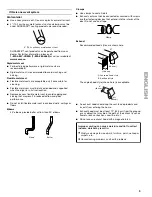 Предварительный просмотр 9 страницы Kenmore 110.C8787? Use & Care Manual