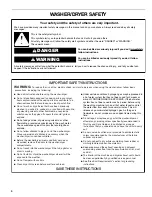 Preview for 4 page of Kenmore 110.C94762 Use & Care Manual