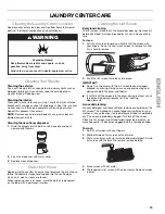 Preview for 19 page of Kenmore 110.C94762 Use & Care Manual