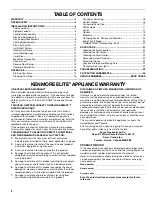 Preview for 2 page of Kenmore 110.C9772 Series Use & Care Manual