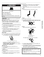 Preview for 9 page of Kenmore 110.C9772 Series Use & Care Manual