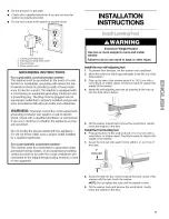 Preview for 7 page of Kenmore 110. Series Use And Care Manual