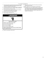 Preview for 9 page of Kenmore 11017102700 Installation Instructions Manual