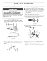 Предварительный просмотр 6 страницы Kenmore 11026152500 Installation Instructions Manual