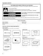 Preview for 2 page of Kenmore 11028132410 Installation Instructions Manual